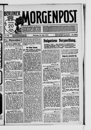 Berliner Morgenpost vom 22.07.1913