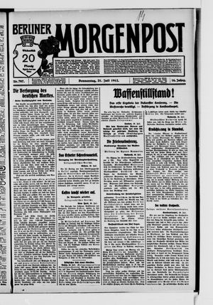 Berliner Morgenpost vom 31.07.1913
