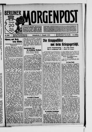Berliner Morgenpost vom 02.08.1913