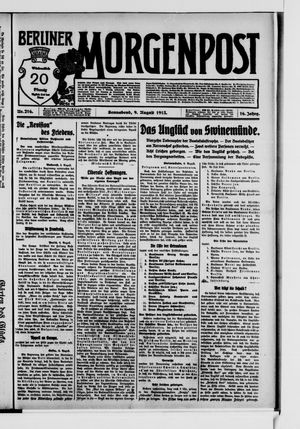 Berliner Morgenpost vom 09.08.1913