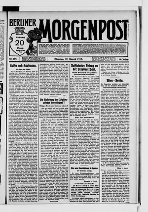 Berliner Morgenpost vom 12.08.1913