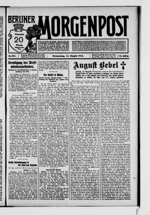 Berliner Morgenpost vom 14.08.1913
