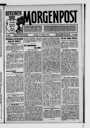 Berliner Morgenpost vom 15.08.1913