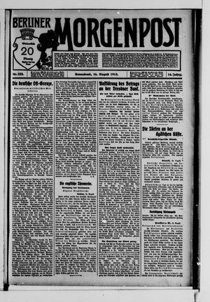 Berliner Morgenpost vom 16.08.1913