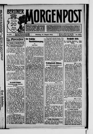 Berliner Morgenpost vom 17.08.1913