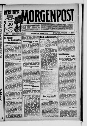 Berliner Morgenpost vom 20.08.1913