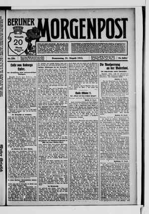 Berliner Morgenpost vom 21.08.1913