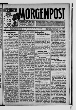 Berliner Morgenpost vom 23.08.1913