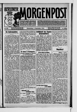 Berliner Morgenpost vom 04.09.1913