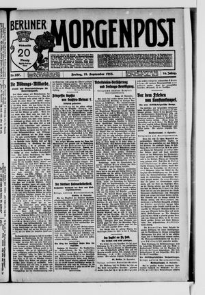 Berliner Morgenpost vom 19.09.1913