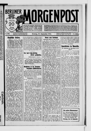 Berliner Morgenpost vom 28.09.1913