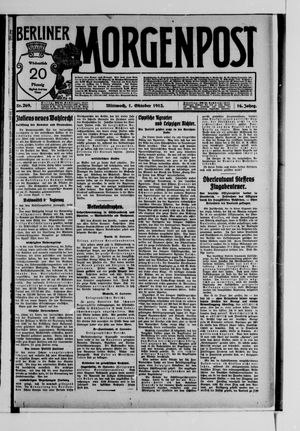 Berliner Morgenpost vom 01.10.1913