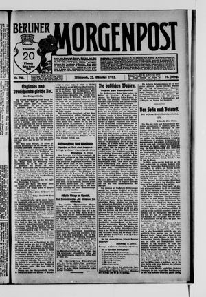 Berliner Morgenpost vom 22.10.1913