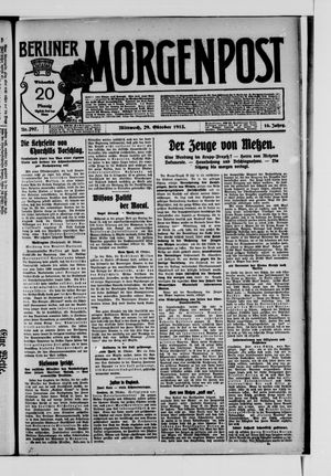 Berliner Morgenpost vom 29.10.1913