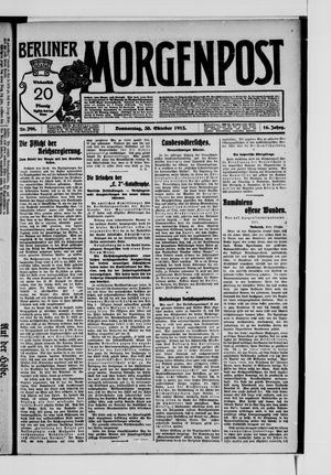 Berliner Morgenpost vom 30.10.1913
