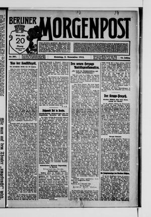 Berliner Morgenpost vom 02.11.1913