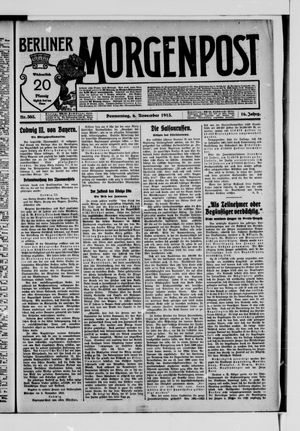Berliner Morgenpost vom 06.11.1913