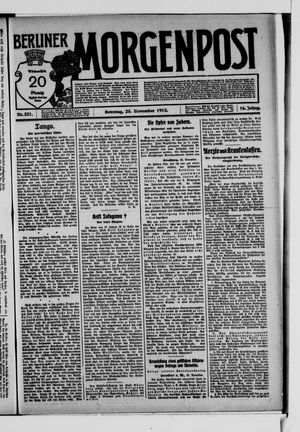 Berliner Morgenpost vom 23.11.1913