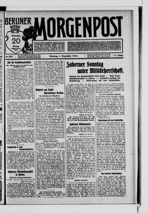 Berliner Morgenpost vom 01.12.1913