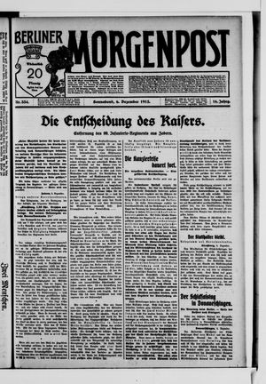 Berliner Morgenpost vom 06.12.1913