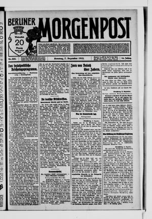 Berliner Morgenpost vom 07.12.1913