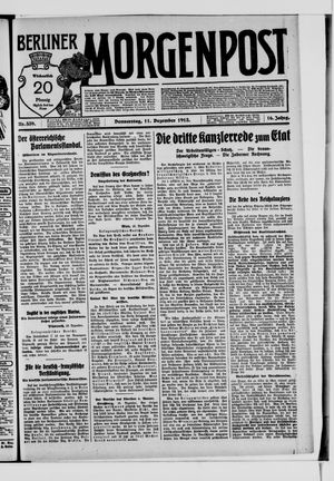 Berliner Morgenpost vom 11.12.1913