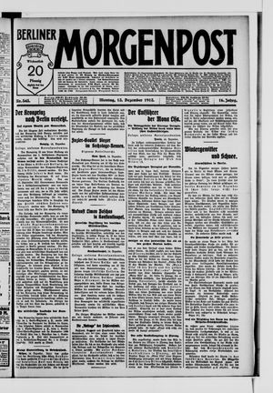 Berliner Morgenpost vom 15.12.1913