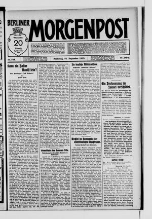 Berliner Morgenpost vom 16.12.1913