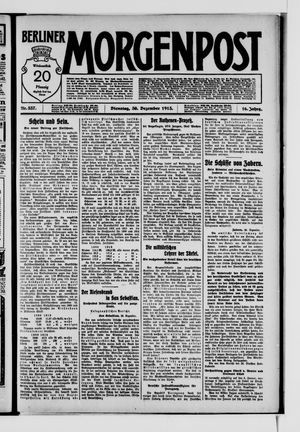 Berliner Morgenpost vom 30.12.1913