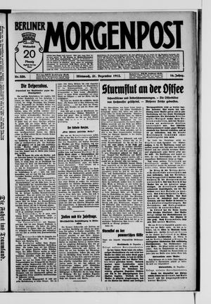 Berliner Morgenpost vom 31.12.1913
