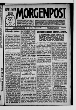 Berliner Morgenpost vom 09.01.1914