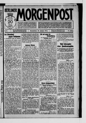 Berliner Morgenpost vom 10.01.1914