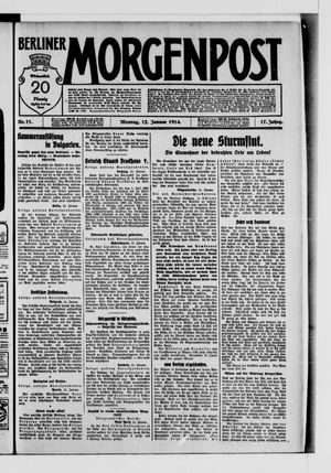 Berliner Morgenpost vom 12.01.1914