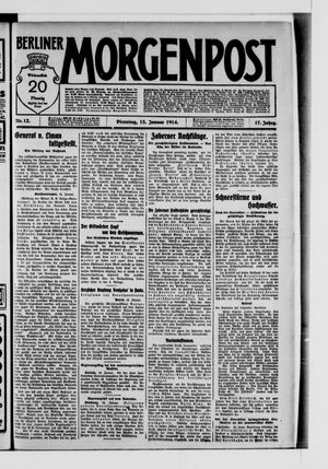 Berliner Morgenpost vom 13.01.1914