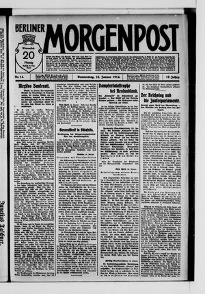 Berliner Morgenpost vom 15.01.1914