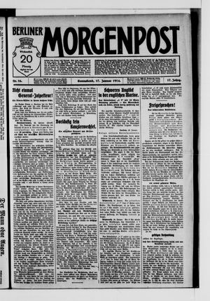 Berliner Morgenpost vom 17.01.1914