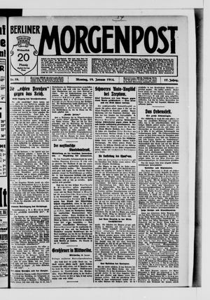 Berliner Morgenpost on Jan 19, 1914
