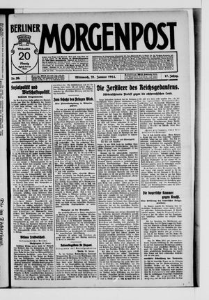 Berliner Morgenpost vom 21.01.1914