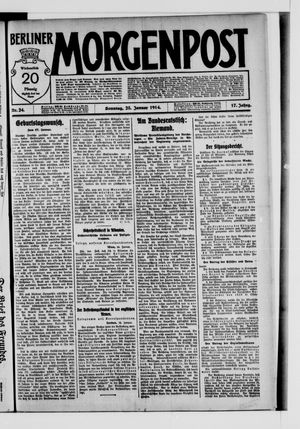 Berliner Morgenpost vom 25.01.1914