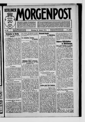 Berliner Morgenpost vom 26.01.1914