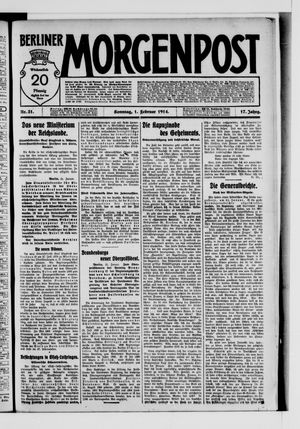 Berliner Morgenpost on Feb 1, 1914
