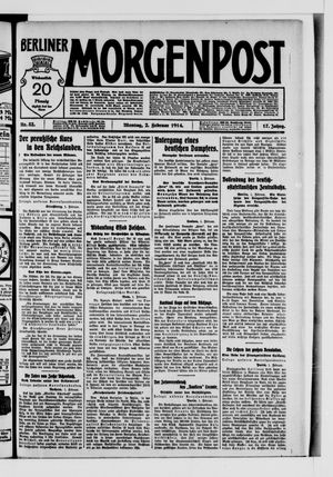 Berliner Morgenpost vom 02.02.1914