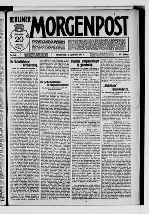 Berliner Morgenpost vom 04.02.1914