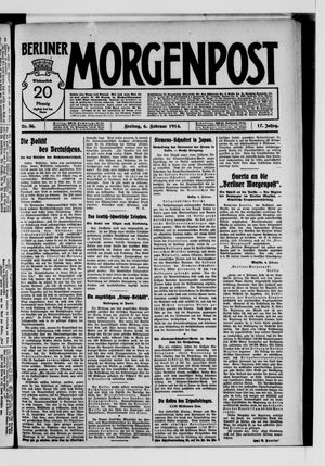 Berliner Morgenpost vom 06.02.1914
