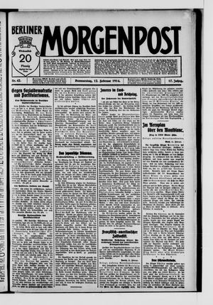Berliner Morgenpost vom 12.02.1914