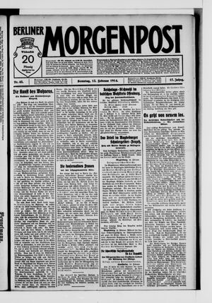 Berliner Morgenpost vom 15.02.1914