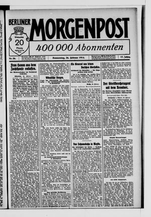 Berliner Morgenpost on Feb 26, 1914