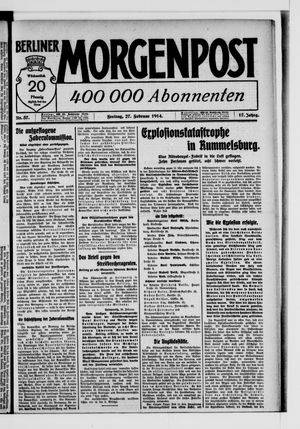 Berliner Morgenpost on Feb 27, 1914