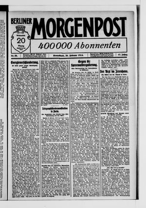 Berliner Morgenpost vom 28.02.1914