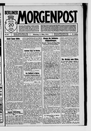 Berliner Morgenpost on Mar 3, 1914